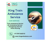 King Offers Helping Hands across Every Journey in Chennai in a Train Ambulance