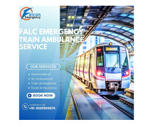 Falc Train Ambulance in Guwahati motion a reliable and trustworthy patient transportation service