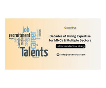 Decades of Hiring Expertise for MNCs & Multiple Sectors – Let Us Handle Your Hiring!