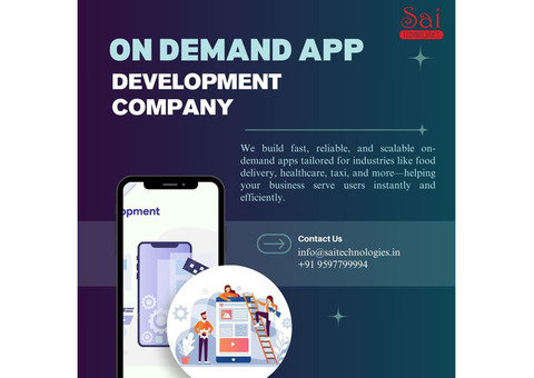 On-Demand App Development Company - Sai Technologies