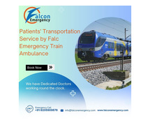 Falc Emergency Train Ambulance in Mumbai guarantees safe transportation for patients