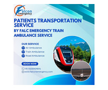 Falc Emergency Train Ambulance in Bangalore offers insights into the patient's condition