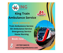 King provides reliable rides for health-based transportation in Chennai in its train ambulance