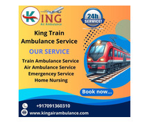 King Train Ambulance in Siliguri is always ready for 100% safe medical transfer