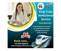 King Train Ambulance Services in Dibrugarh is always providing medical transfer