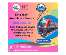 King made travelling in Train Ambulance in Jabalpur extremely convenient