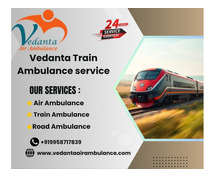 Vedanta Ambulance provides immediate assistance through train-based transit in Ranchi