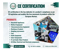 CE Marking Certification Provider in India