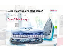 Get a Perfect Finish for Every Garment with Upsoak Steam Ironing Services