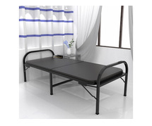 Space-Saving Comfort with Our Foldable Single Metal Bed
