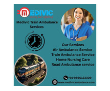Medivic Offers Transit with Tight Oversight in  Bhopal in a Train Ambulance