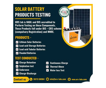 Solar Battery Cell Testing Services in Noida