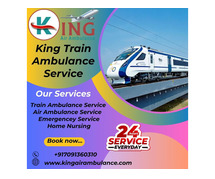 King provides safe with timely assistance in Raipur in its Train Ambulance