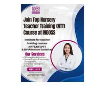 Join Top Nursery Teacher Training(NTT) Course at Indoss