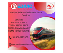 Medivic Aviation Offers Quiet Movement for Restless Conditions in Patna  its Train Ambulance