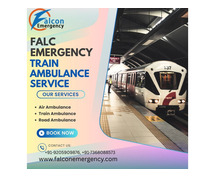 Falc Emergency Train Ambulance in Guwahati provides experienced nurses and doctors