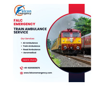 Get a peril-free transit by Falc Emergency Train ambulance in Kolkata