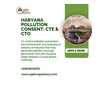 CTE & CTO from HSPCB – Pollution Consent in Haryana