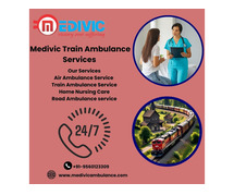 Medivic Does Its Transit Part Quietly in  Bhopal in Its Train Ambulance
