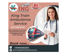 Transport to the hospital safely and on time using King Train Ambulance in Varanasi