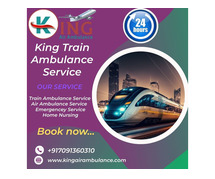 King is Aware of the Significance of Timing in Raipur in a Train Ambulance