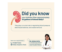 Leading Nephrologist in Ahmedabad – Dr. Kosha Patel