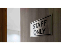 Stylish & Functional Room Door Signs in Richmond