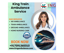 King Offers Updates and Clear Direction in Delhi in a Train Ambulance