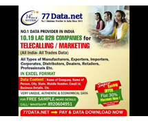 Telecalling Marketing Companies Database at 77Data