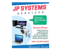 Laptop service center thiruninravur| repair center|JP Systems