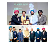 Sandeep Marwah Honoured with Punjabi Ratan Award at 5th Anniversary Celebration of IPCC