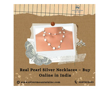 Real Pearl Silver Necklaces – Buy Online in India