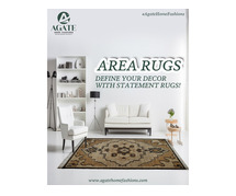 Area Rugs Manufacturer and Exporter India: Discover Premium Craftsmanship with Agate Home Fashions