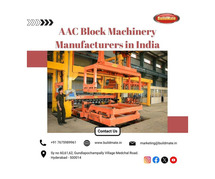AAC Block Machinery Manufacturer in India | +91 76759 89961 | Buildmate