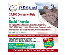 Download the List of Manufacturing Companies in Kerala in 2025