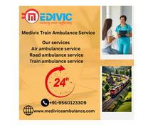 Medivic Team Ensures You Feel Less Overwhelmed in Bhopal  in a Train Ambulance