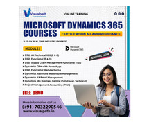 Best Microsoft Dynamics 365 Online Course in Hyderabad