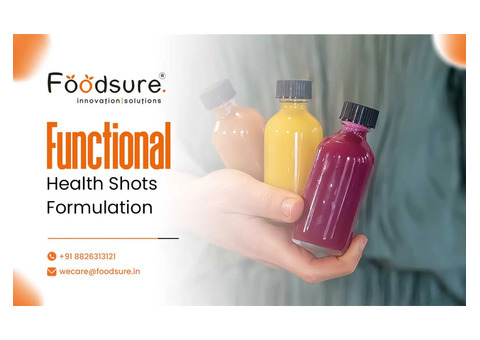 Functional Health Shots Formulation Services by Foodsure