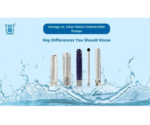 Sewage vs Clean Water Submersible Pumps – Key Differences | Unnati Pumps