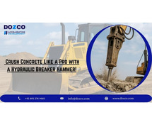 Crush Concrete Like a Pro with a Hydraulic Breaker Hammer!