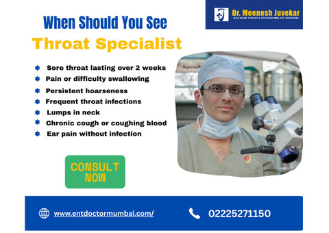 When Should You See a Throat Specialist? Signs You Shouldn’t Ignore