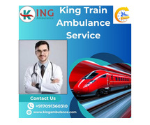 King Offers Precise Updates While Traveling in Allahabad a Train Ambulance