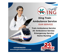 Complete transportation of patients is done by King Train Ambulance in Kolkata