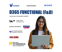 D365 Functional F&O Online Free Demo