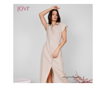 Step Out in Style with JOVI India’s Casual Midi Dress for Women