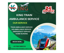 King Train Ambulance in Siliguri is very careful for Marajo and is delivered