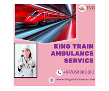 King took the big responsibility of transporting in train ambulance in Gorakhpur
