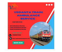 Get Vedanta Train Ambulance with the best modern facilities in Varanasi