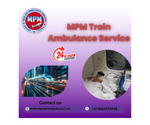 A safe and pleasant transfer is offered by MPM Train Ambulance in Bangalore