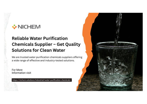 Reliable Water Purification Chemicals Supplier – Get Quality Solutions for Clean Water